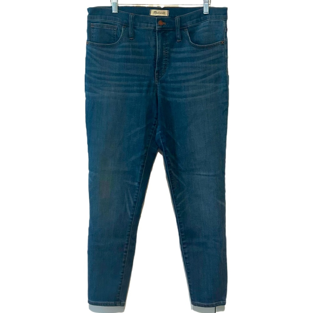 Madewell Women's Atlantic Blue 9" High-Rise Skinny jeans Size 31